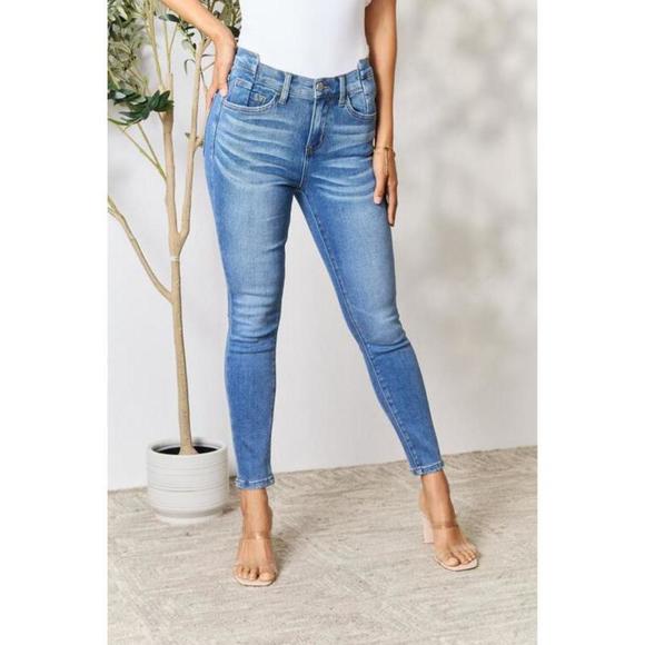 Bayeas Denim - BAYEAS Skinny Cropped Jeans